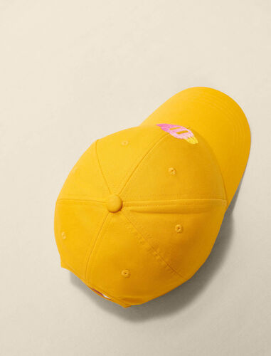 Cotton cap with Clover logo : Caps and bucket hats color Sun yellow