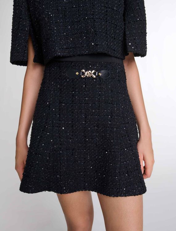 Tweed 2-in-1 short dress - Fall-Winter Collection - MAJE
