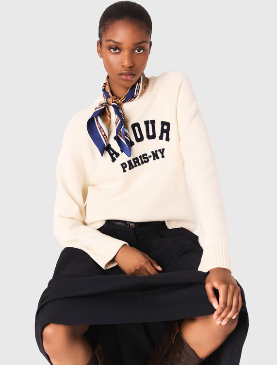 Wool jumper - Sweaters & Cardigans - MAJE