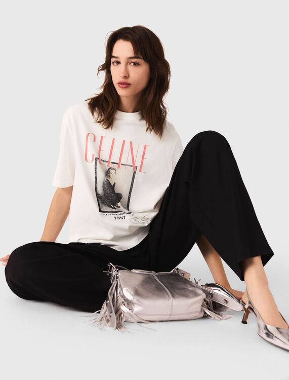 Celine Dion T-shirt - T-Shirts - MAJE