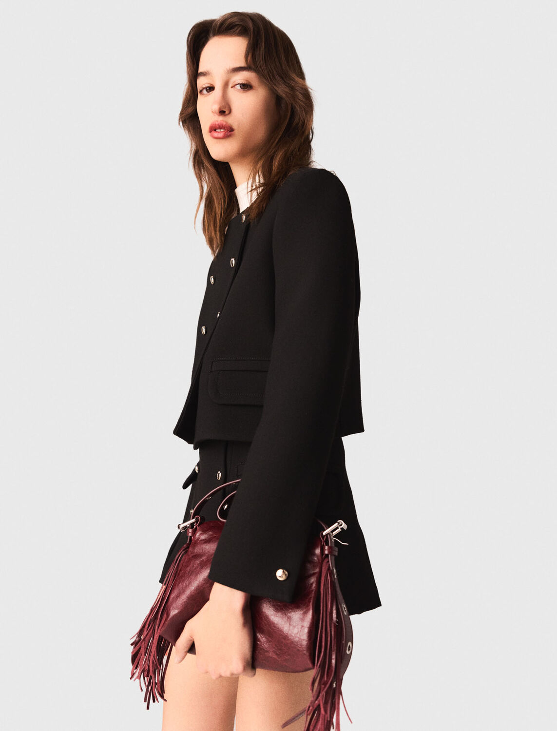 maje : readytowear-blazers 顏色 黑色/BLACK