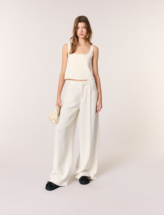 Maje : Trousers & Jeans 顏色 淡褐色/ECRU