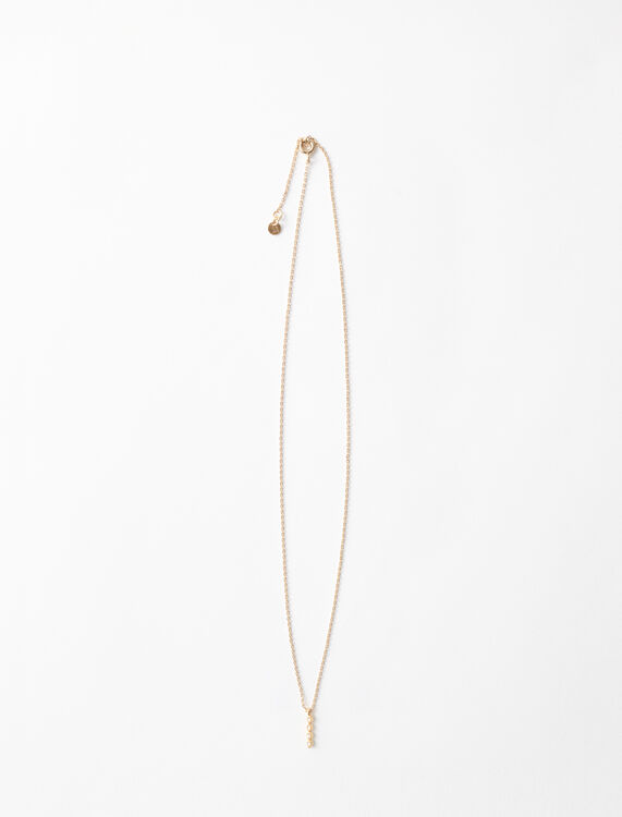 Rhinestone I necklace - Other Accessories - MAJE