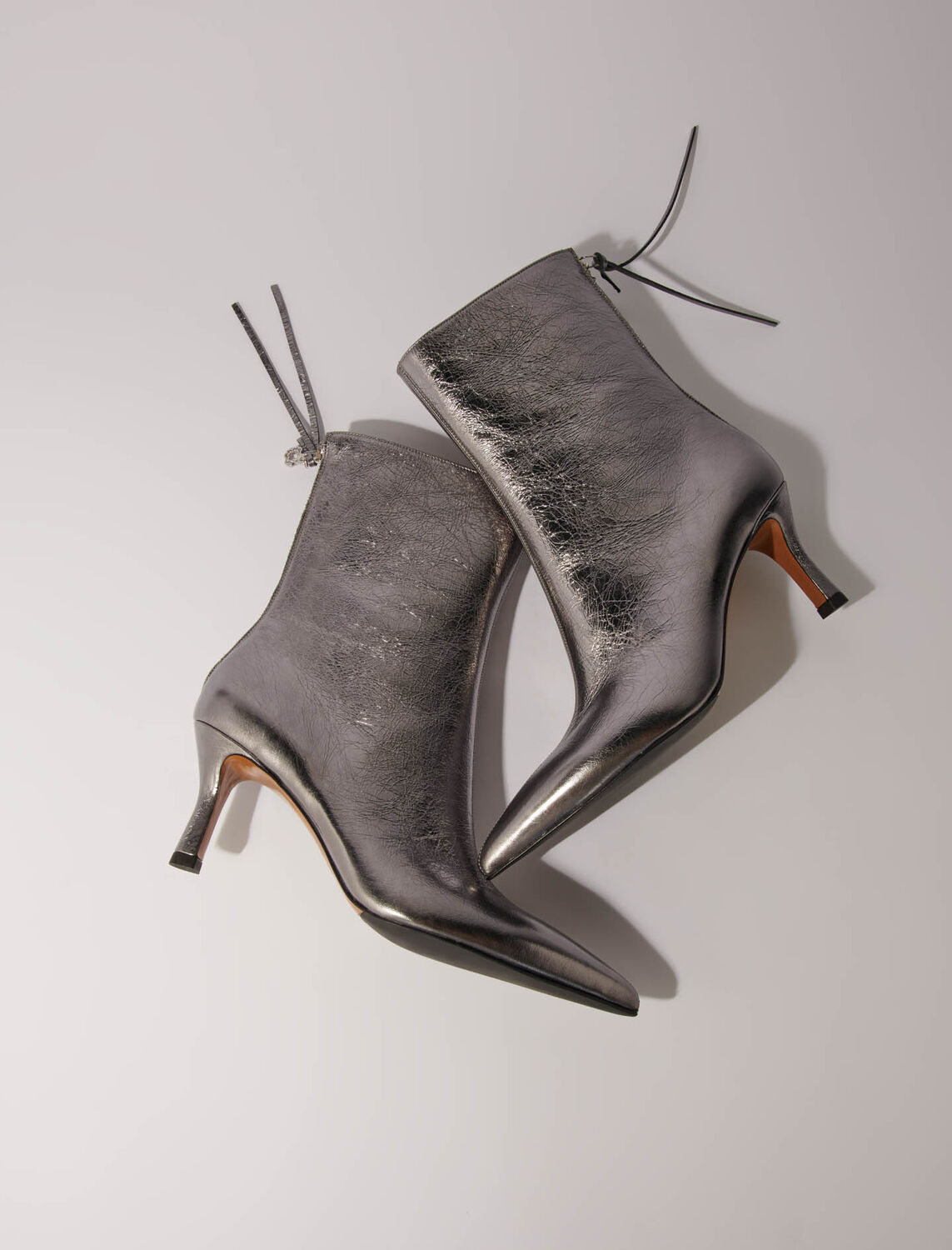 Metallic pointed-toe boots : Fall-Winter Collection color 