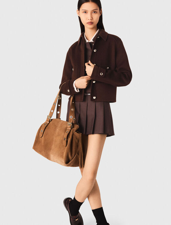 Short reversible coat - Blazers & Jackets - MAJE