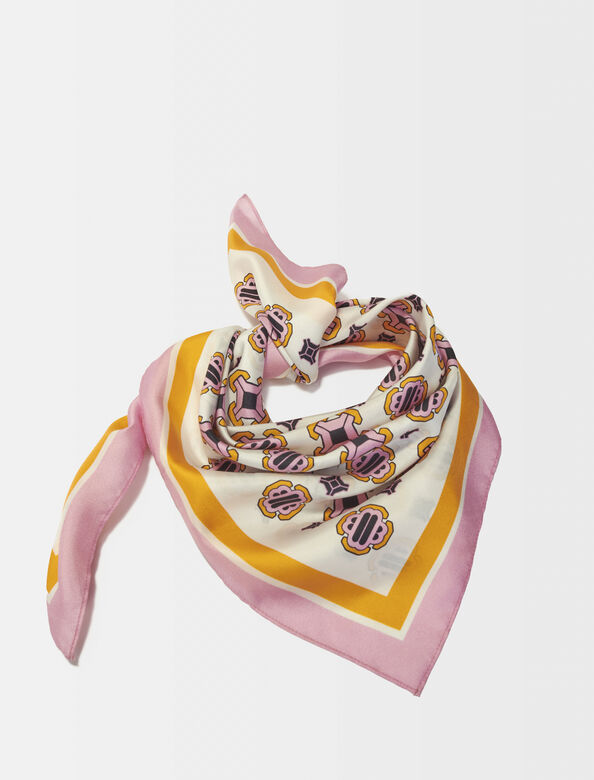 Printed silk scarf : Other Accessories color 