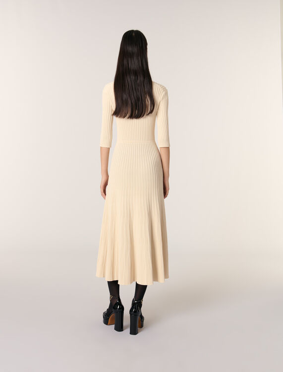 Sequin knit midi dress - Dresses - MAJE
