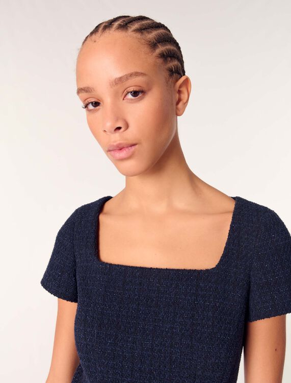 Short tweed dress - Dresses - MAJE