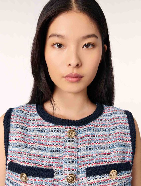 Tweed 2-in-1 short dress - Dresses - MAJE