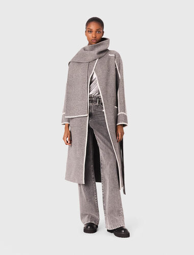 Long double-faced coat : Coats color 多色/