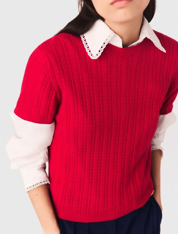 Round-neck jumper - Sweaters & Cardigans - MAJE