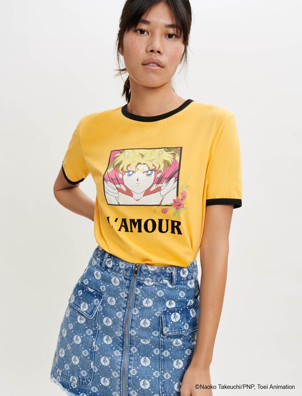 L’AMOUR T-shirt : T-Shirts color Yellow