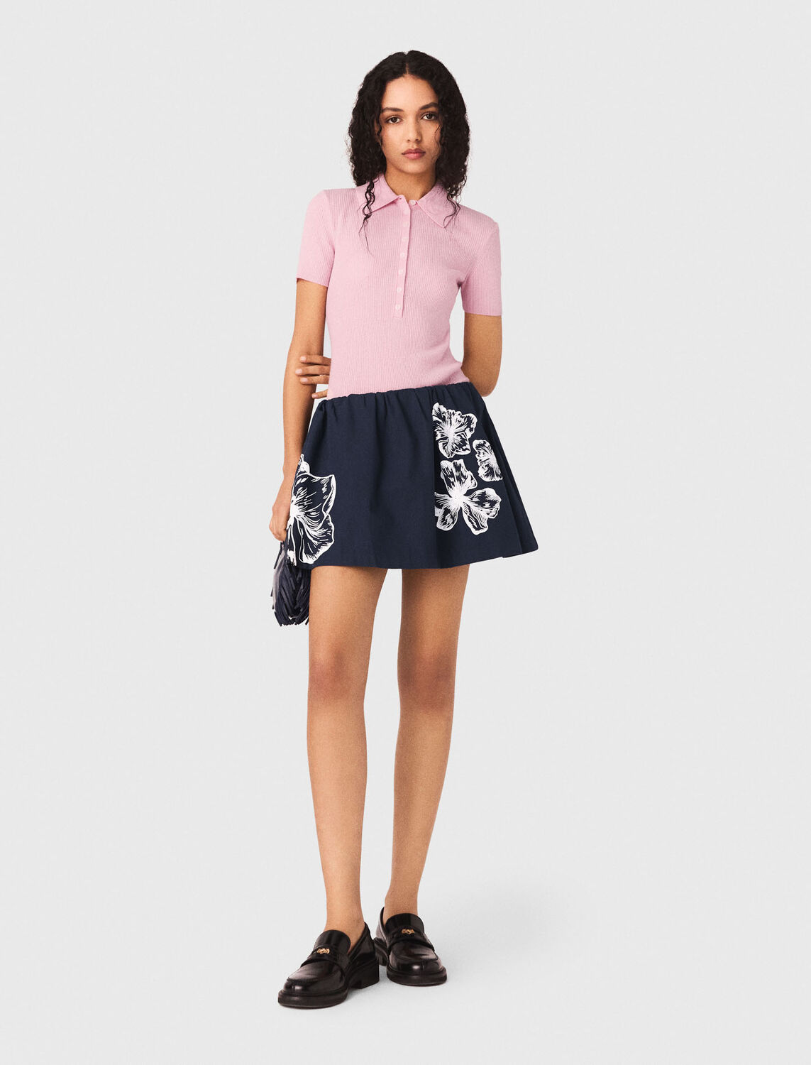 Short cotton skirt - Skirts & Shorts - MAJE