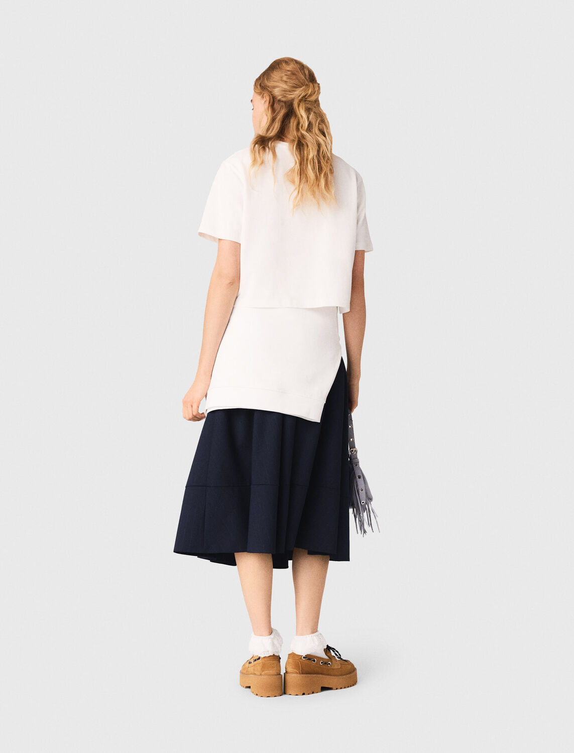 Sailor-print T-shirt - T-Shirts - MAJE