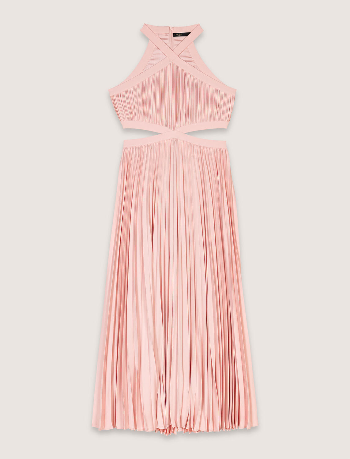 Pleated maxi dress : Dresses color Pink