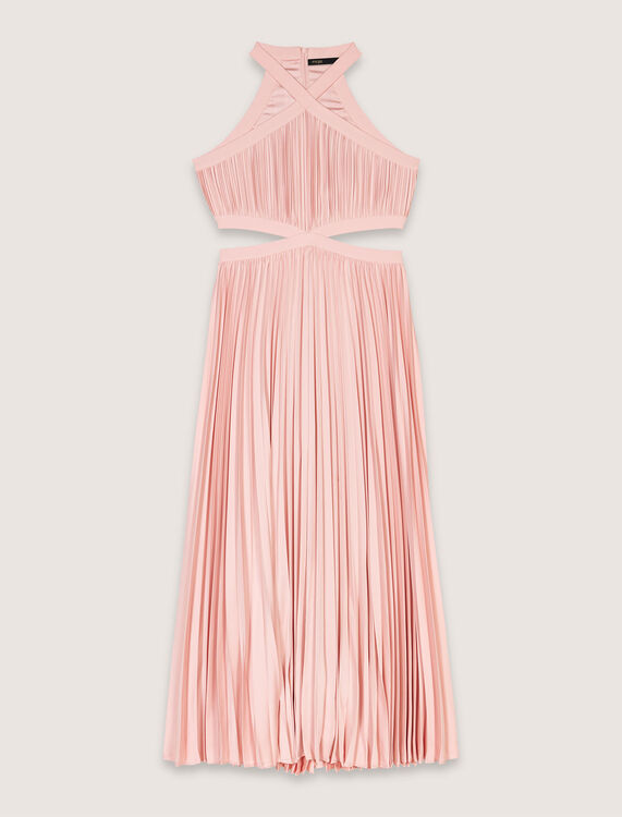 Pleated maxi dress - Dresses - MAJE