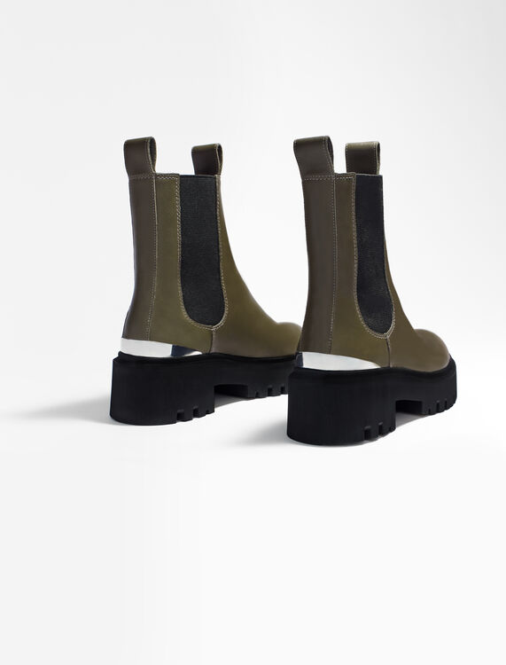 Platform Chelsea boots - Booties & Boots - MAJE