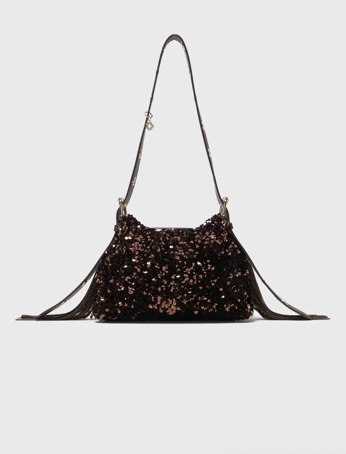 Sequinned Miss M mini bag -  - MAJE