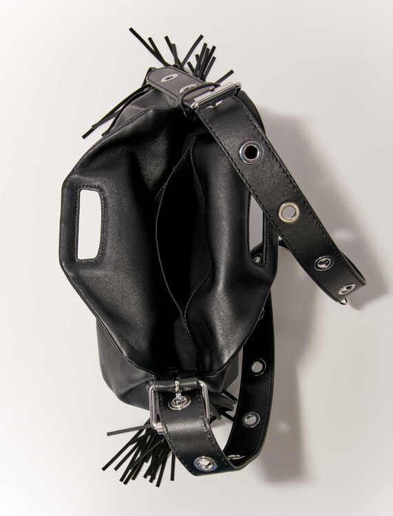 Smooth leather Miss M bag -  - MAJE