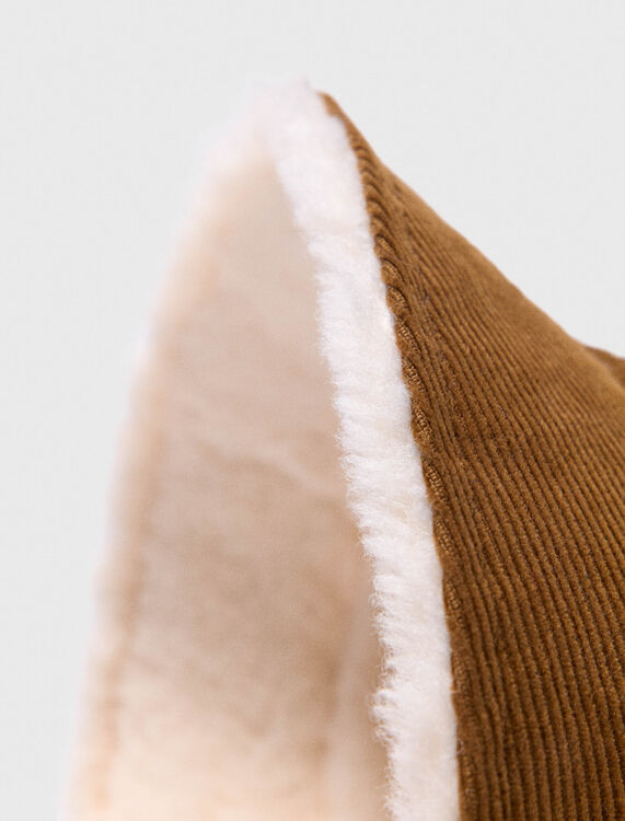 Reversible corduroy bucket hat -  - MAJE
