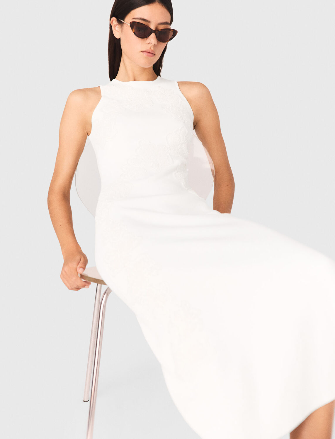 maje : Dresses 顏色 白色/WHITE