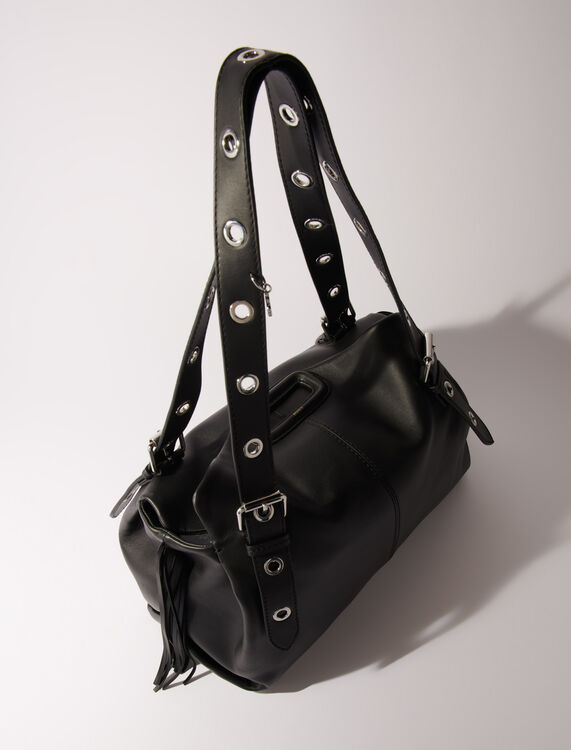 Plain leather Miss M XL bag - M Bag - MAJE