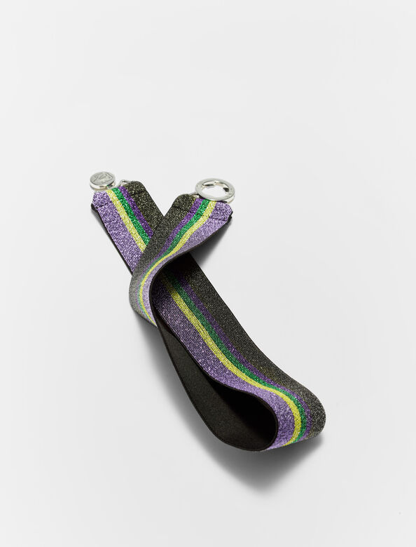 Lurex elastic striped belt : Other Accessories color 