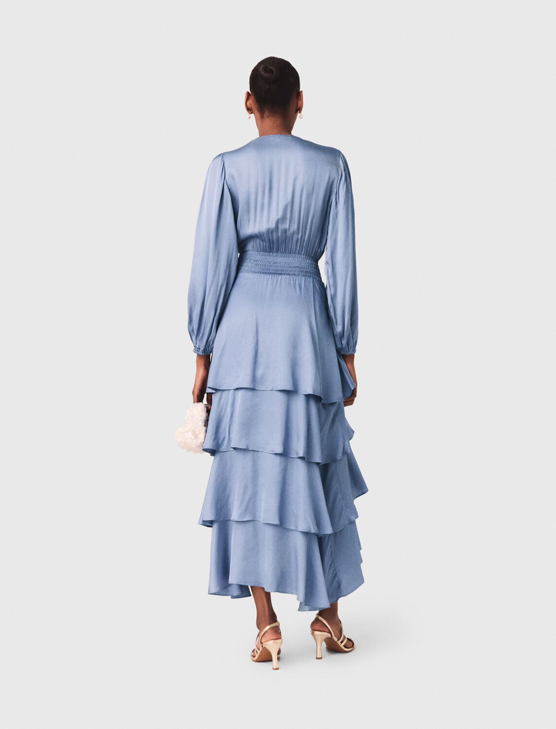 Ruffled maxi dress - Dresses - MAJE