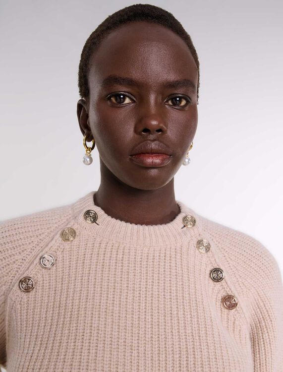 Ribbed wool jumper - Fall-Winter Collection - MAJE