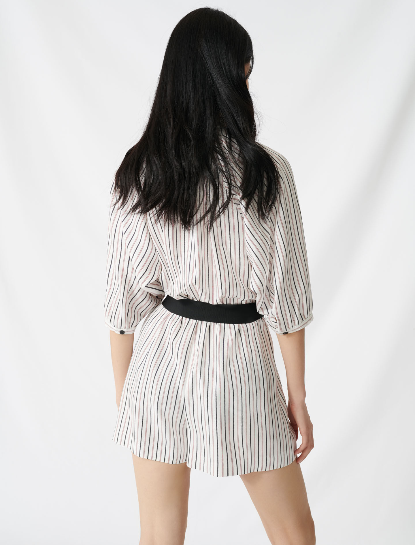 maje white jumpsuit