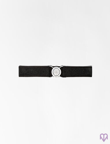 Lurex elastic belt : Belts color Black