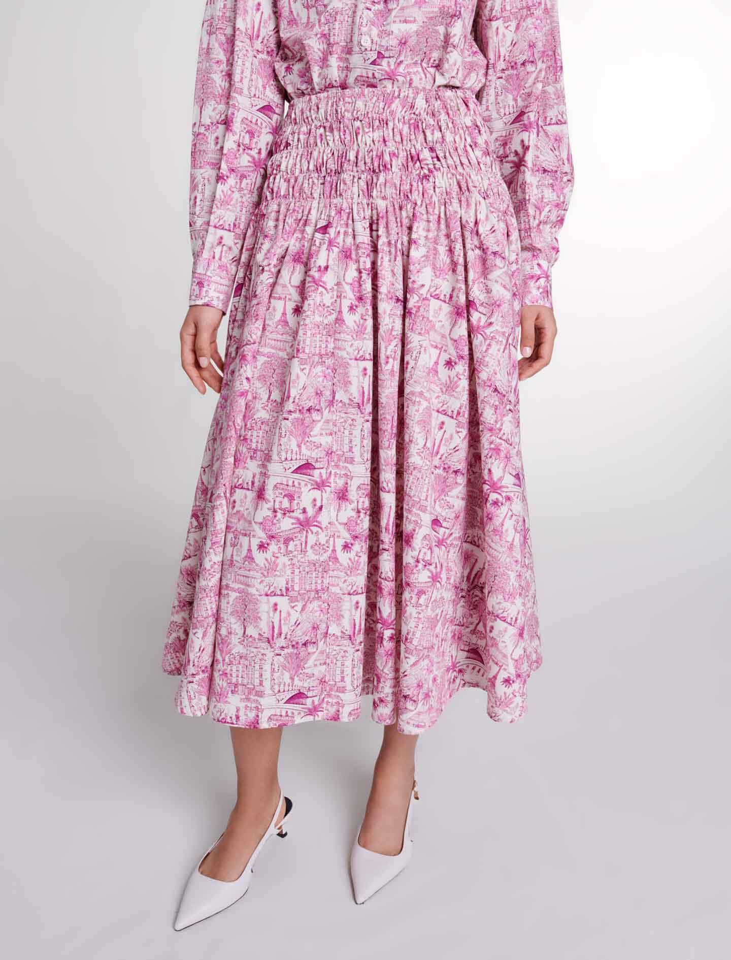 Maje paris print dress top