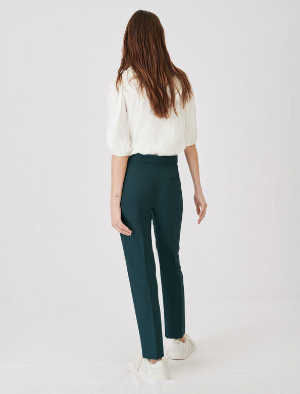 Straight-cut tailored trousers : Trousers & Jeans color 