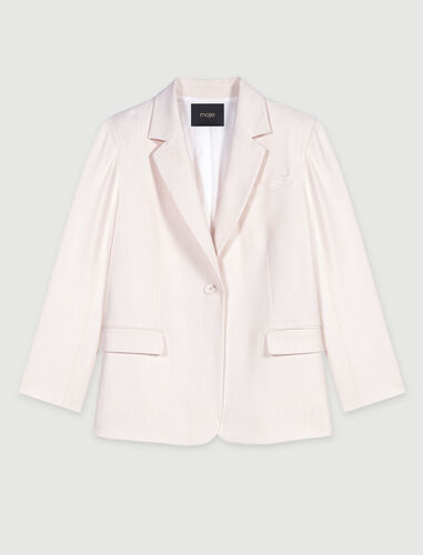 Suit jacket : Spring-Summer Collection color Ecru