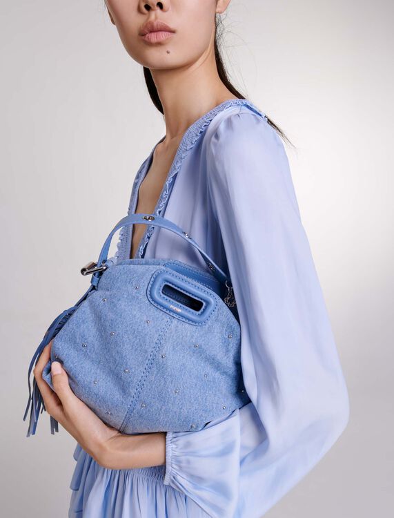 Blue ruffled dress - 30% Off - MAJE