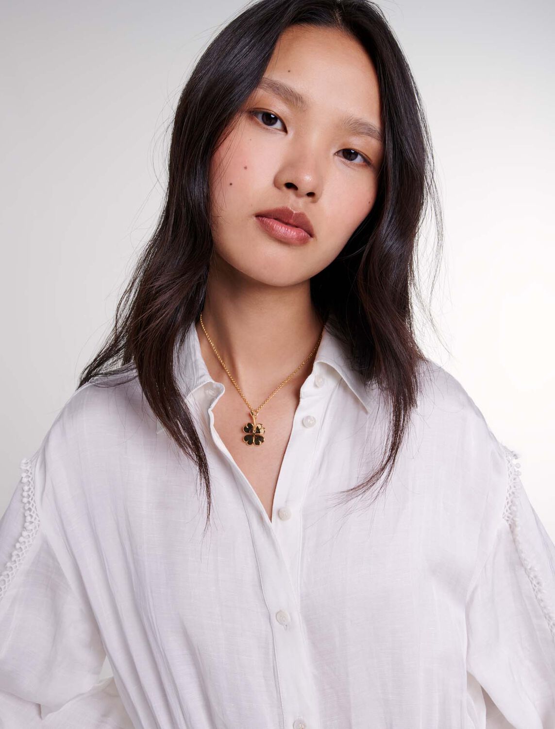 Cotton patchwork maxi dress : Qixi Collection color 