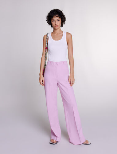 maje : Trousers & Jeans 顏色 浅桃红/PALE PINK