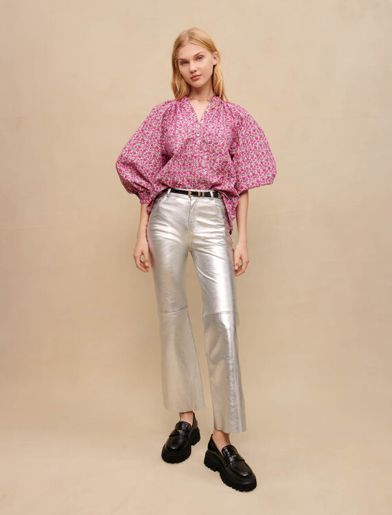 Floral printed blouse -  - MAJE