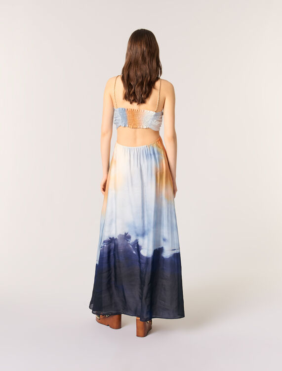 Tie-dye maxi dress - Blazers & Jackets - MAJE