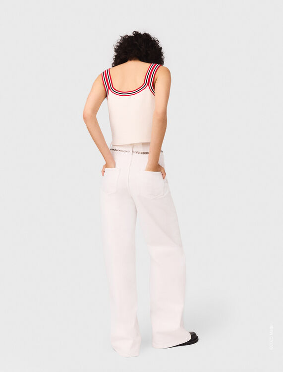 Knit crop top - Tops - MAJE