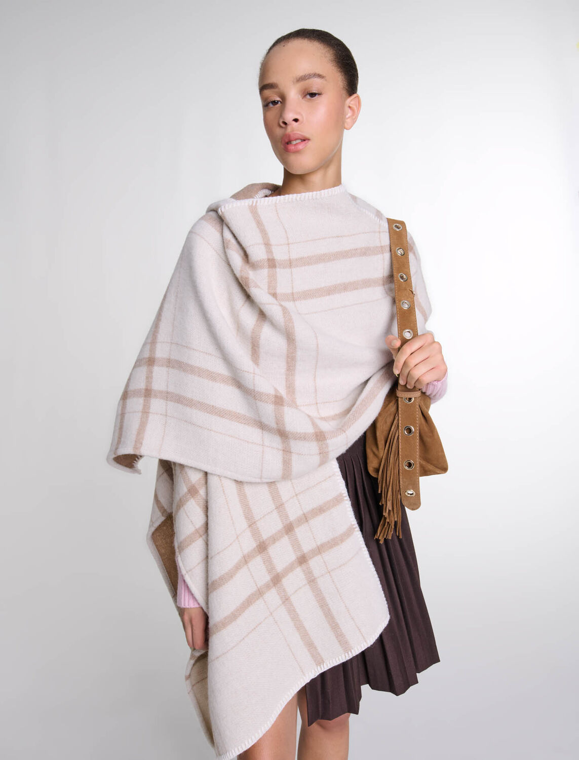 Reversible cape : Fall-Winter Collection color 