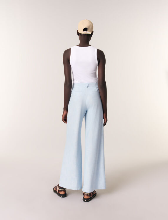 Wide-leg suit trousers - Trousers & Jeans - MAJE