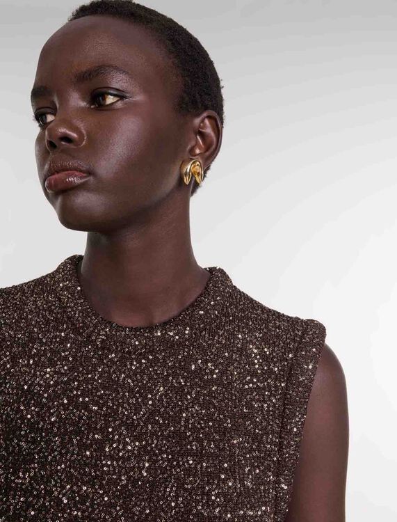 Short sequin dress - Fall-Winter Collection - MAJE