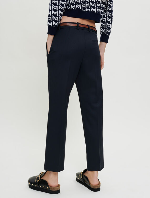 Straight-cut tailored trousers - Trousers & Jeans - MAJE