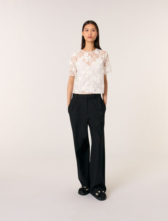 Maje : Tops 顏色 白色/WHITE
