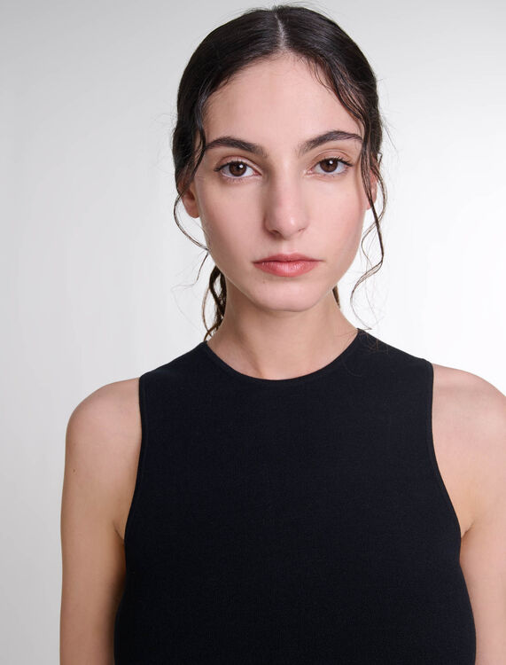 Knit crop top - Fall-Winter Collection - MAJE