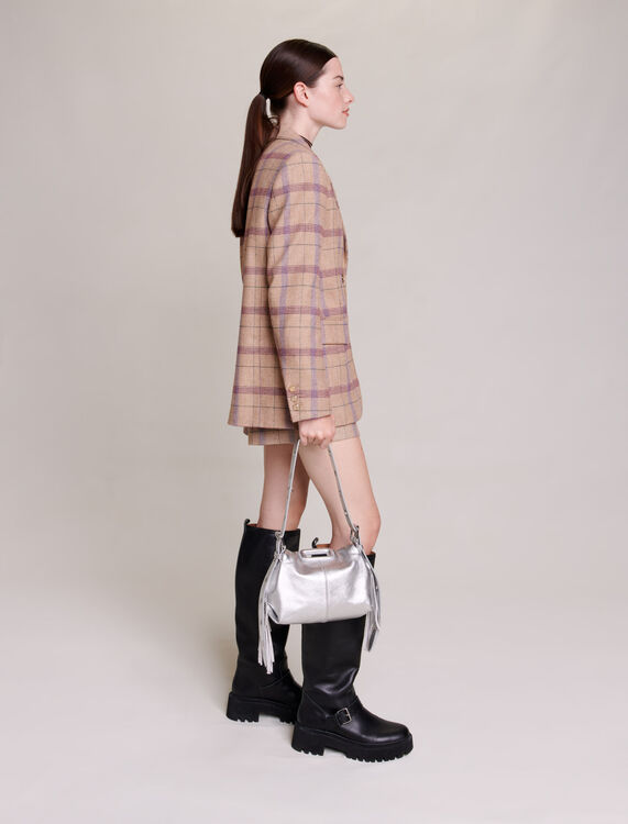 Checked suit jacket - Blazers & Jackets - MAJE