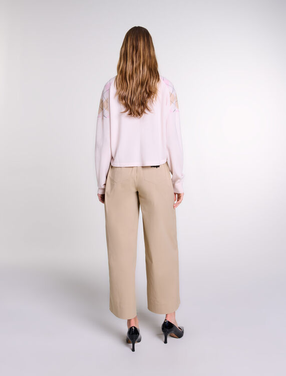 Short wool-blend sweater - Fall-Winter Collection - MAJE