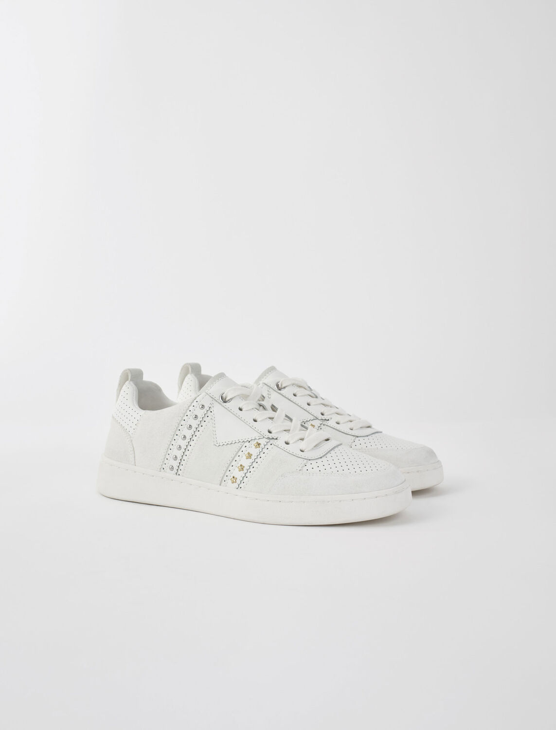 Leather sneakers - Sneakers - MAJE