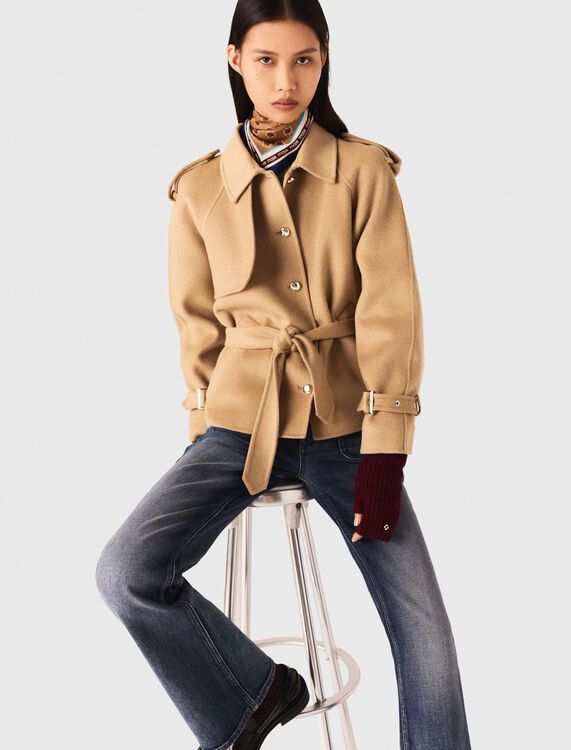 Double-faced coat - Coats - MAJE